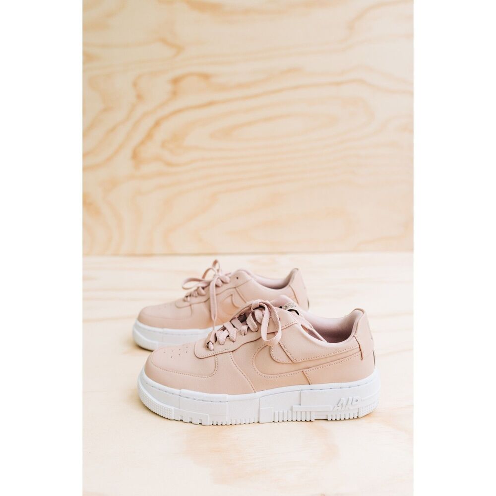 Nike Air Force 1 Low Pixel Particle Beige Sneakers | Women's 9